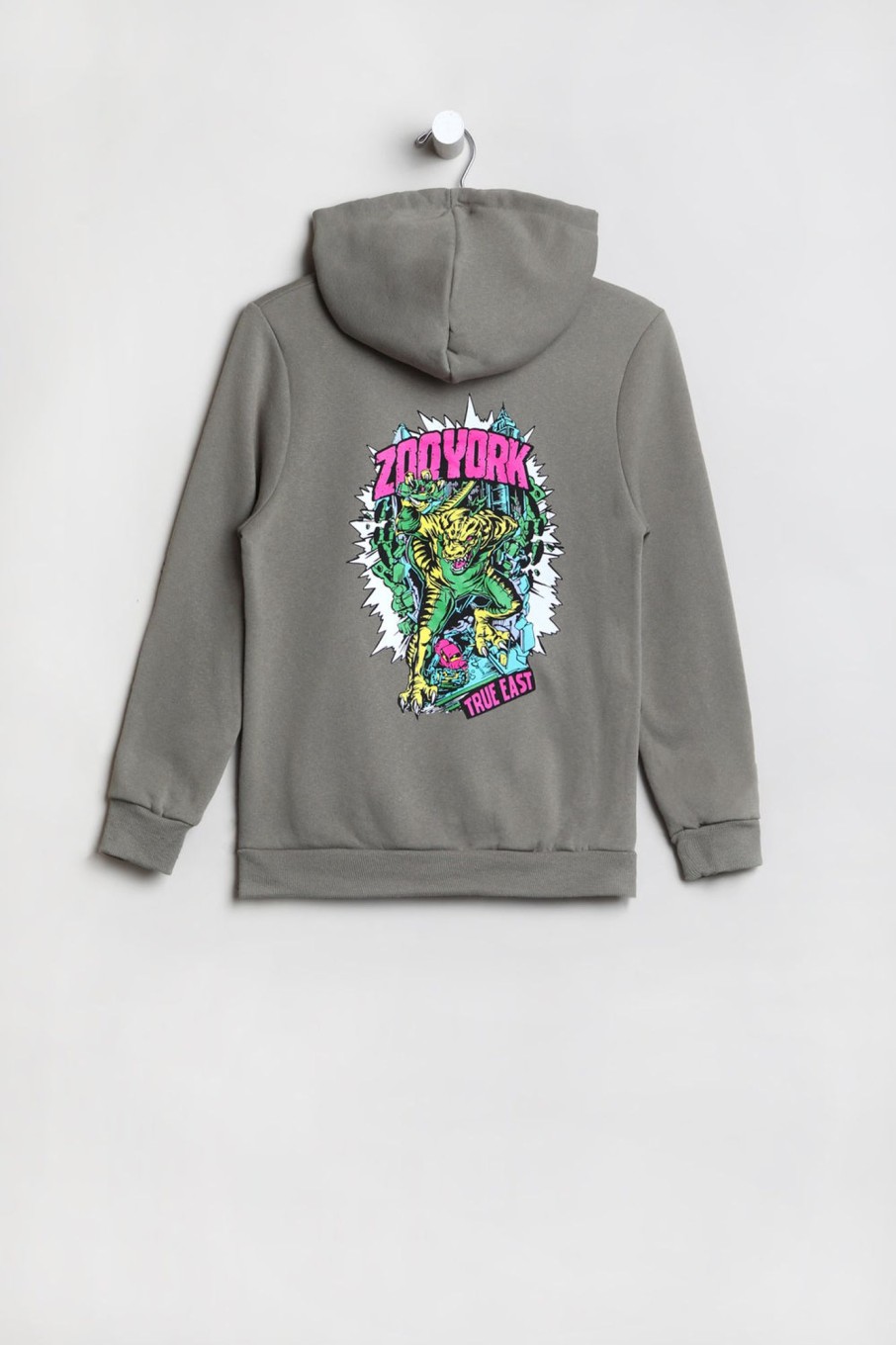 Youth Zoo York | Zoo York Youth True East Hoodie Dark Green