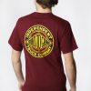 Mens Independent | Independent Btg Summit T-Shirt Burgundy