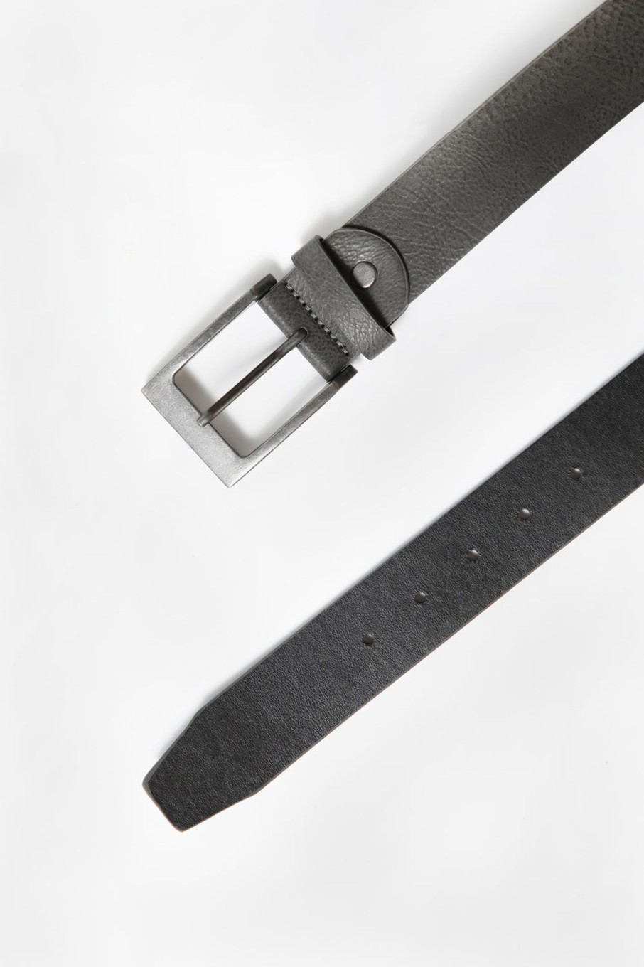 Mens Zoo York | Zoo York Mens Faux Leather Belt Black