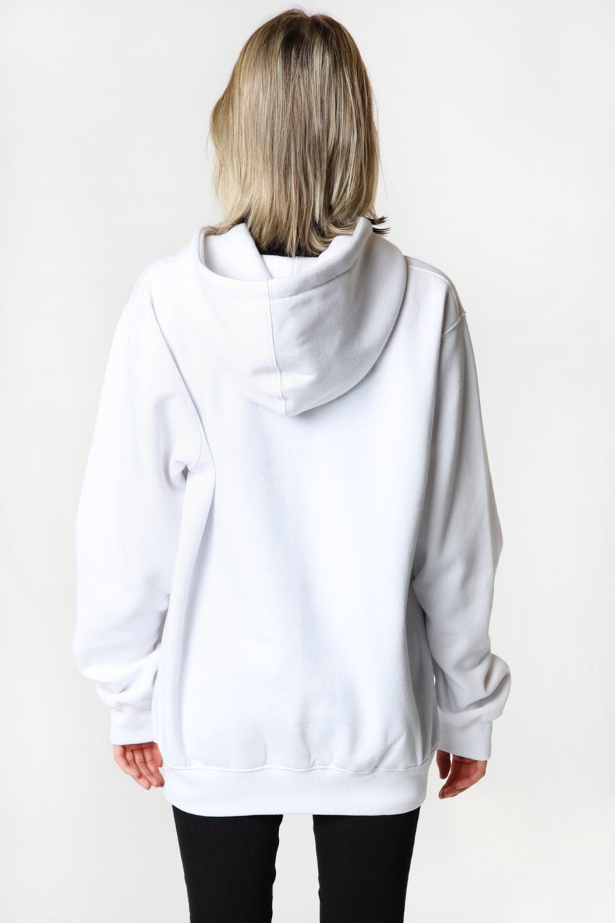 Womens Sovrn Voices | Womens Sovrn Voices Graphic Zip-Up Hoodie White