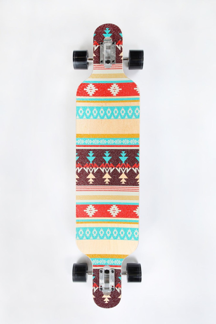 Skate Wonderful | Wonderful Aztec Pattern Longboard 40" Multi