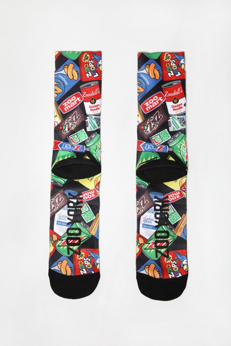 Mens Zoo York | Zoo York Mens Zoomart Crew Socks Multi