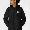 Mens Zoo York | Zoo York Mens Brooklyn Coach Jacket Black