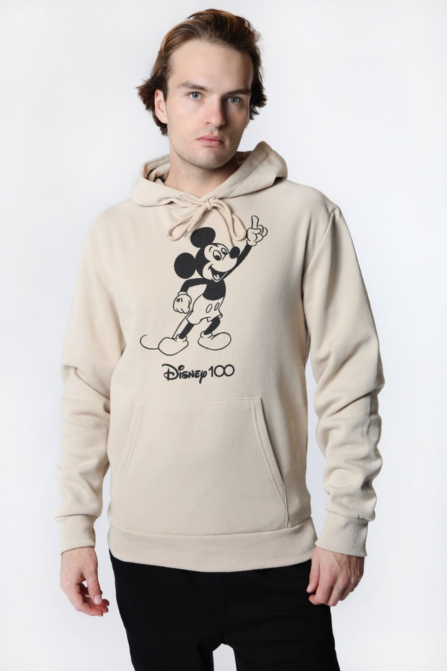 Mens West49 | Mens Disney Mickey Mouse Hoodie Natural