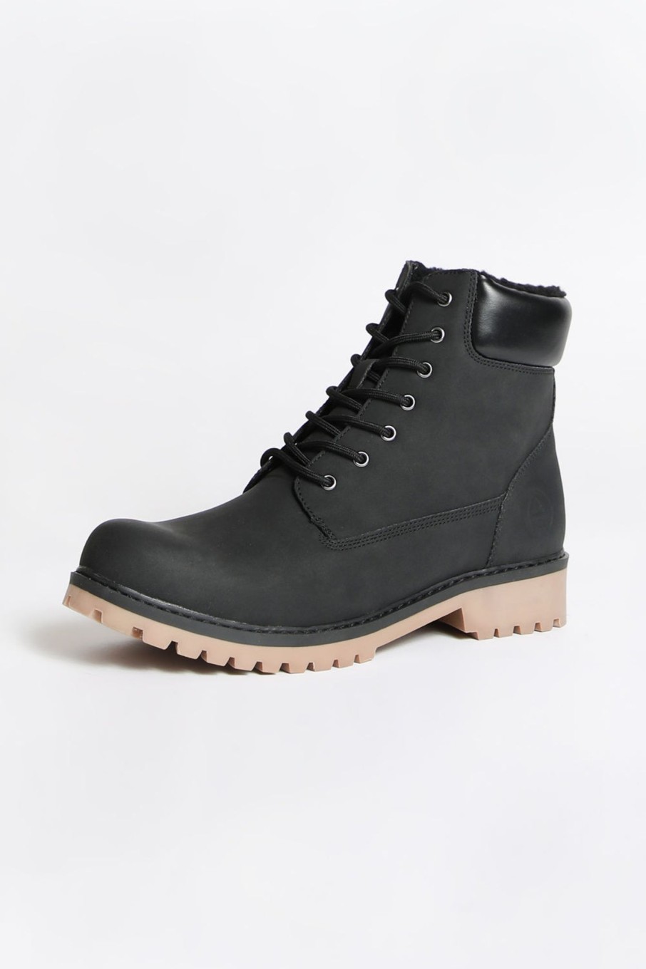 Mens Amnesia | Amnesia Mens Nubuck Fur Lined Hiker Boot