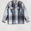 Youth Amnesia | Amnesia Youth Cotton Plaid Button-Up Blue