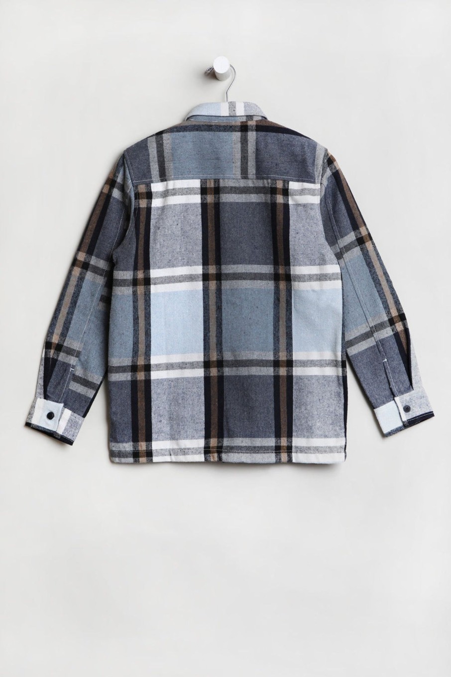 Youth Amnesia | Amnesia Youth Cotton Plaid Button-Up Blue