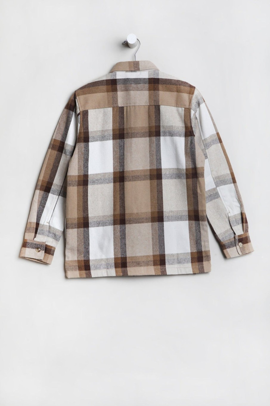 Youth Amnesia | Amnesia Youth Cotton Plaid Button-Up Sand