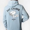 Mens Arsenic | Arsenic Mens Say Cheese Hoodie Baby Blue