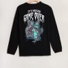 Youth Arsenic | Arsenic Youth It'S Never Game Over Long Sleeve Top Black