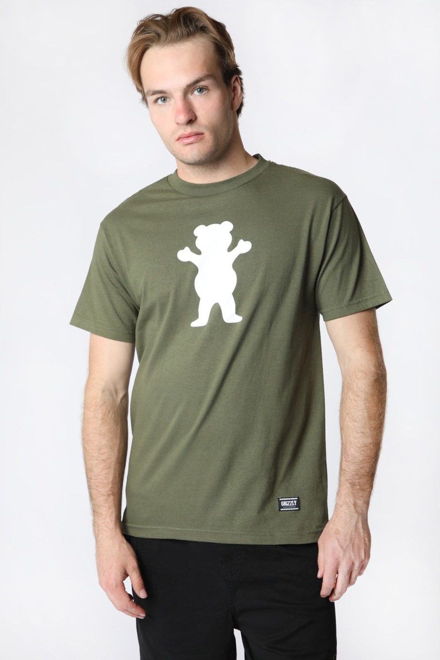 Mens Grizzly | Grizzly Og Bear T-Shirt Dark Green