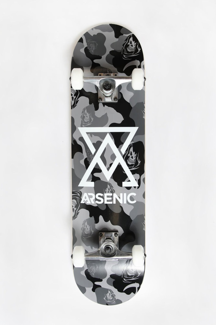 Skate Arsenic | Arsenic Grim Reaper Camo Skateboard 8" Camouflage