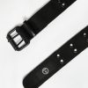 Mens Amnesia | Amnesia Mens Double Grommet Web Belt Black