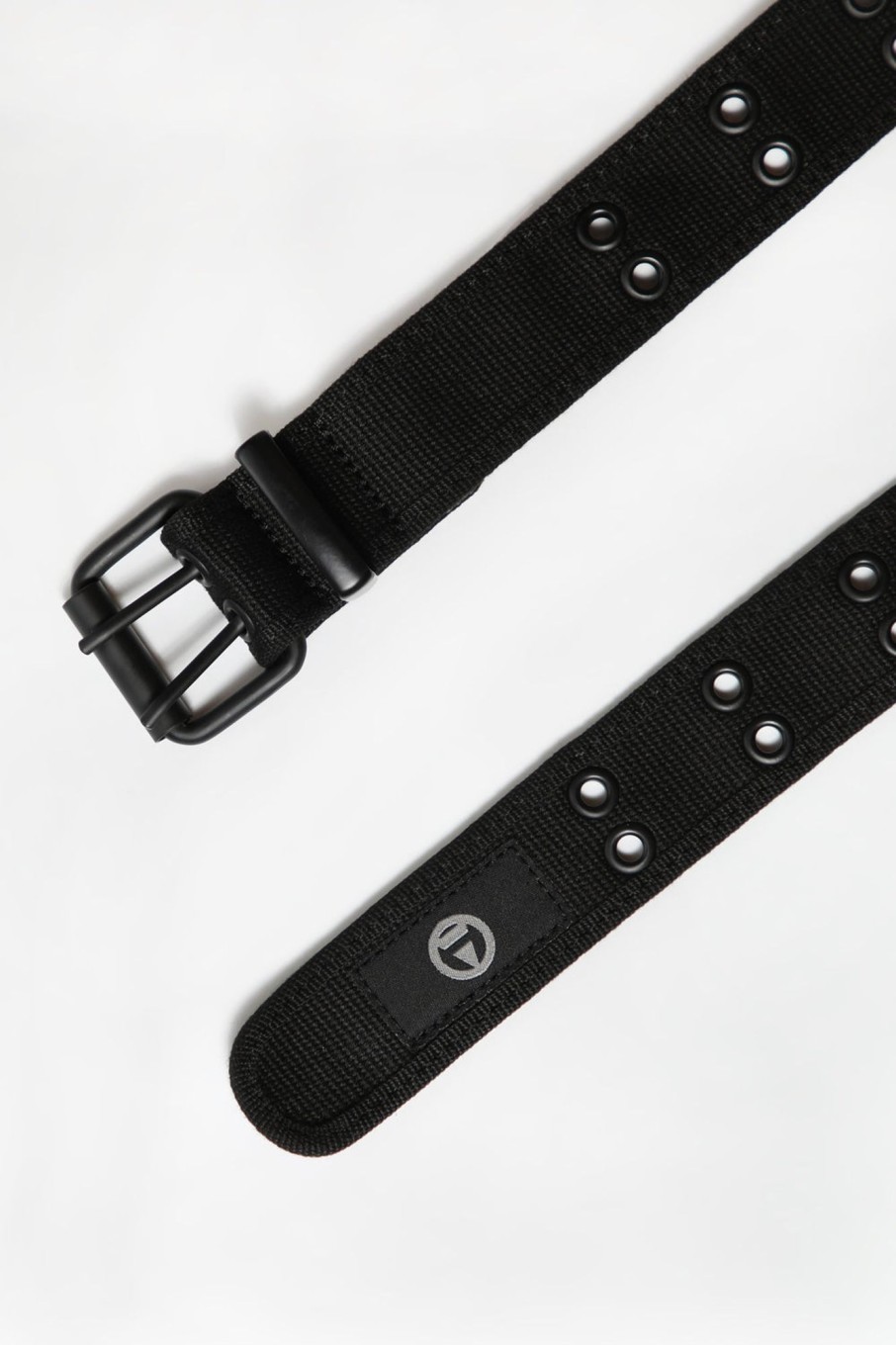 Mens Amnesia | Amnesia Mens Double Grommet Web Belt Black