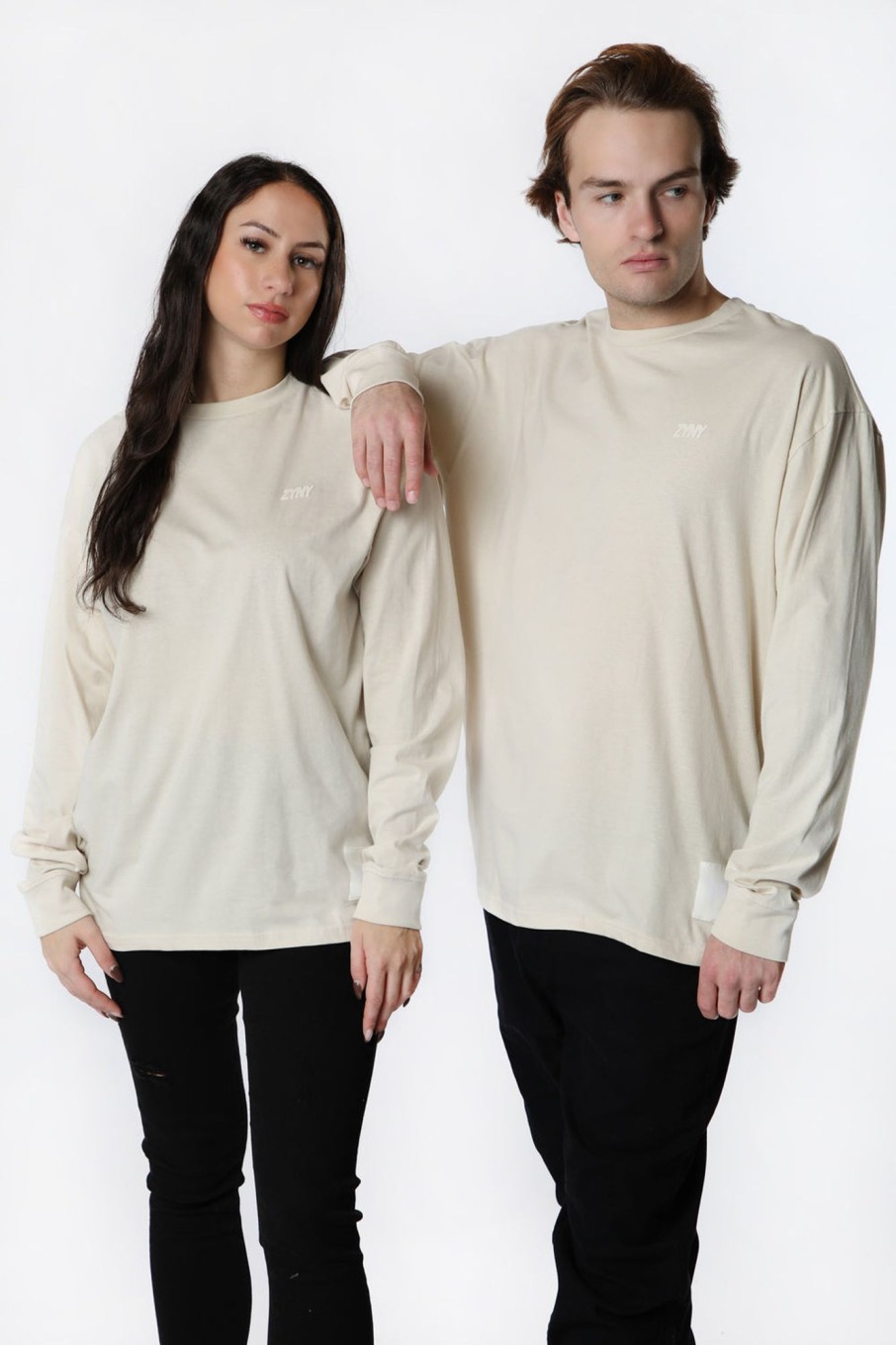 Unisex Zoo York | Zoo York Unisex Woven Patch Long Sleeve Top