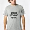 Mens Zoo York | Zoo York Mens Nyc Logo Graphic T-Shirt Heather Grey