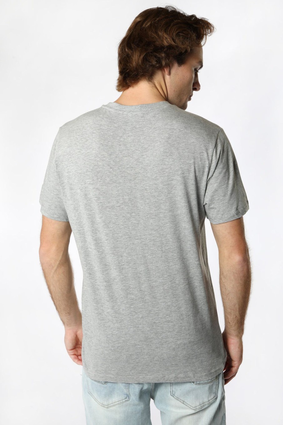 Mens Zoo York | Zoo York Mens Nyc Logo Graphic T-Shirt Heather Grey