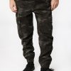 Mens West49 | West49 Mens Camo Twill Cargo Jogger