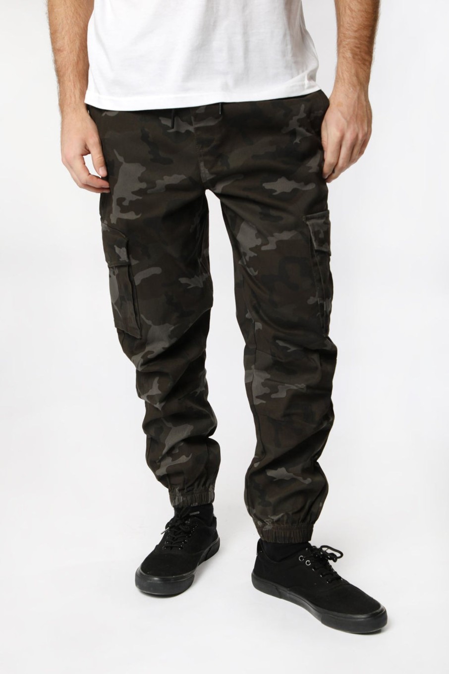 Mens West49 | West49 Mens Camo Twill Cargo Jogger