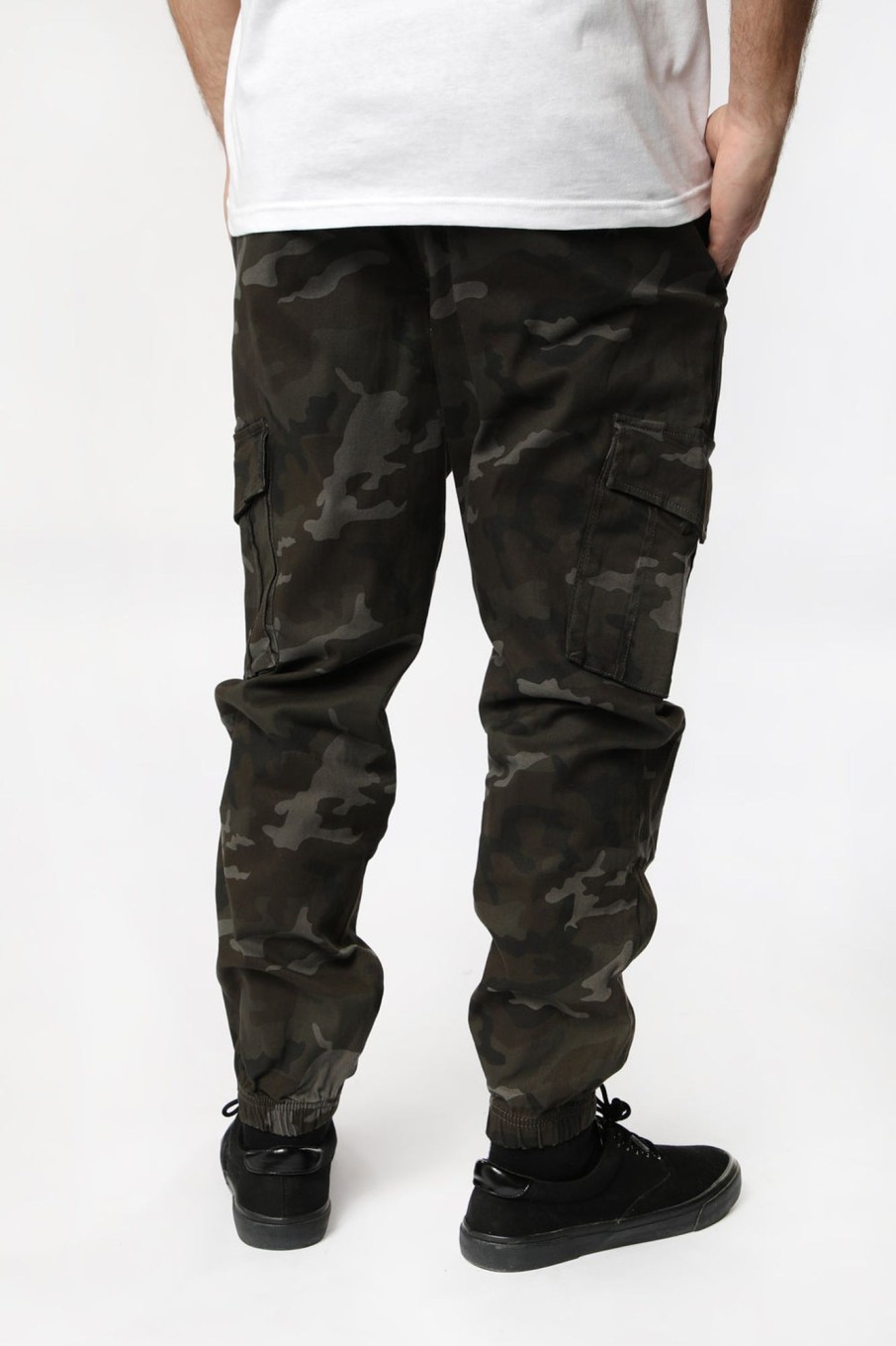 Mens West49 | West49 Mens Camo Twill Cargo Jogger