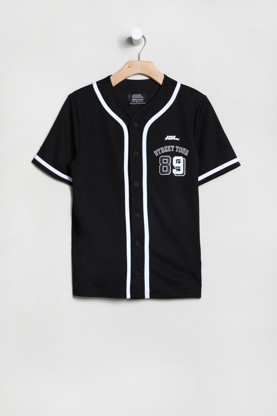 Youth No Fear | No Fear Youth Baseball Jersey Black