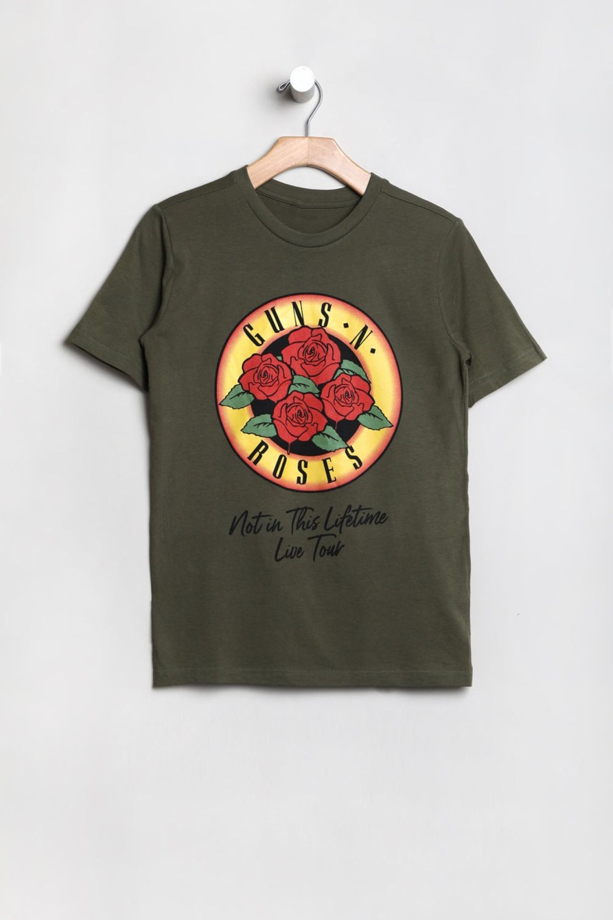 Youth West49 | Youth Guns N' Roses T-Shirt Dark Green