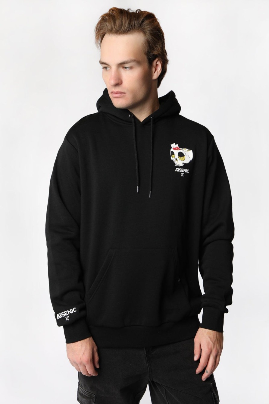 Mens Arsenic | Arsenic Mens Skull Ramen Hoodie Black