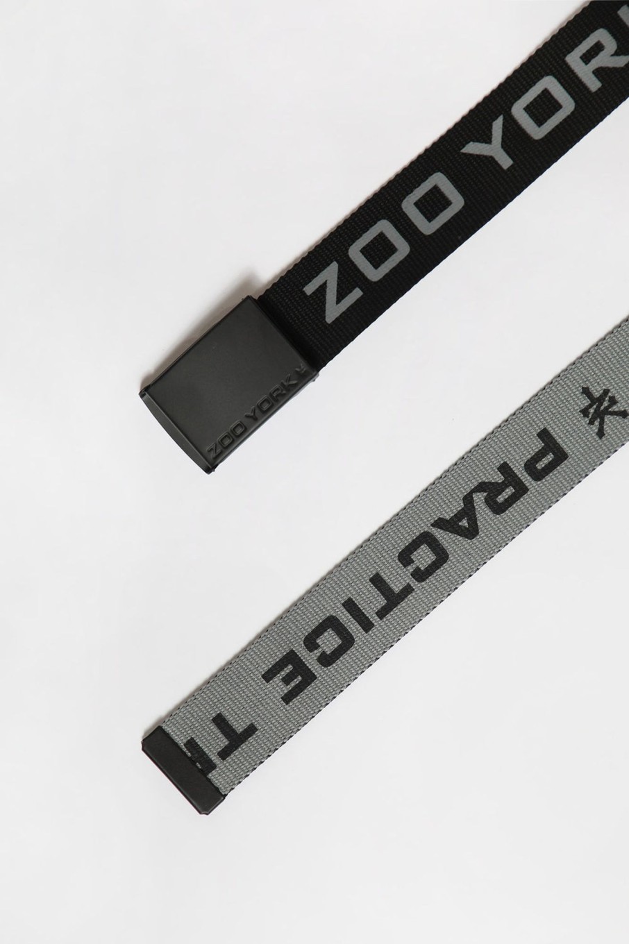 Mens Zoo York | Zoo York Mens Practice Truth Reversible Belt Heather Grey