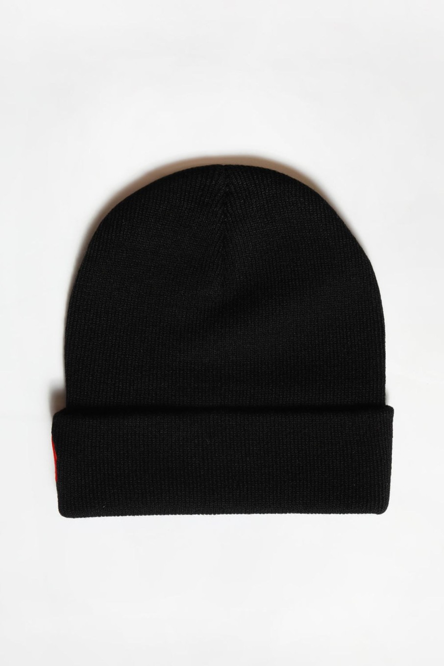 Mens Zoo York | Zoo York Mens Logo Foldup Beanie Black