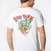 Mens Zoo York | Zoo York Mens Take-Out Print T-Shirt White