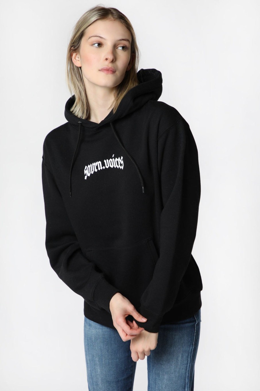 Womens Sovrn Voices | Womens Sovrn Voices Brokehearted Graphic Hoodie Black