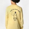 Mens Arsenic | Arsenic Mens Burn The Night Away Long Sleeve Top Pale Yellow