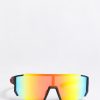 Mens West49 | West49 Sport Shield Sunglasses Red