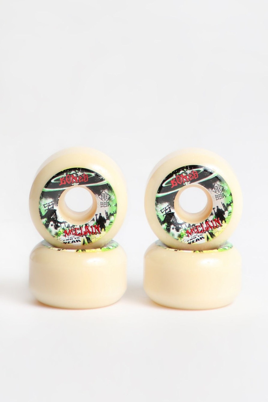 Skate Bones | Bones Stf Mcclain Apocolypse 55Mm Wheels Natural