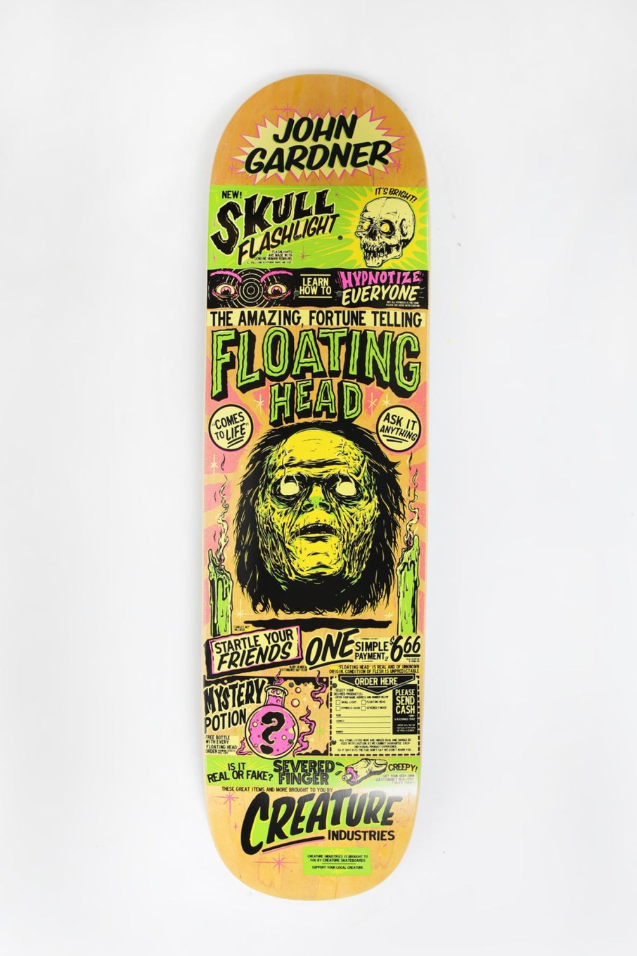 Skate Creature | Creature John Gardner Deck 8.6" Multi