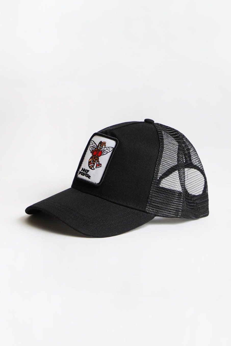 Mens No Fear | No Fear Mens Boxer Bee Trucker Hat Black