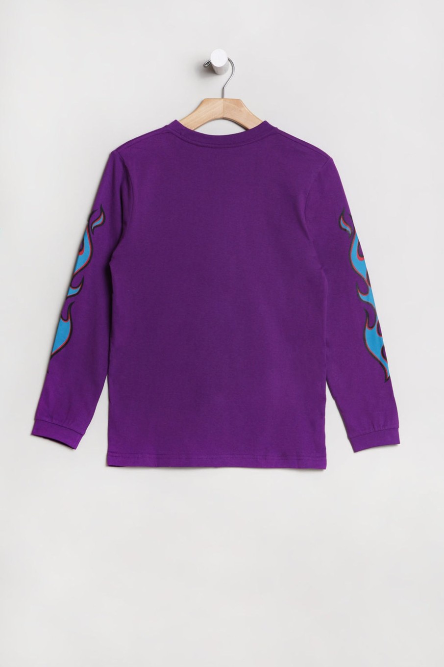 Youth West49 | West49 Youth Flame Logo Long Sleeve Top Purple