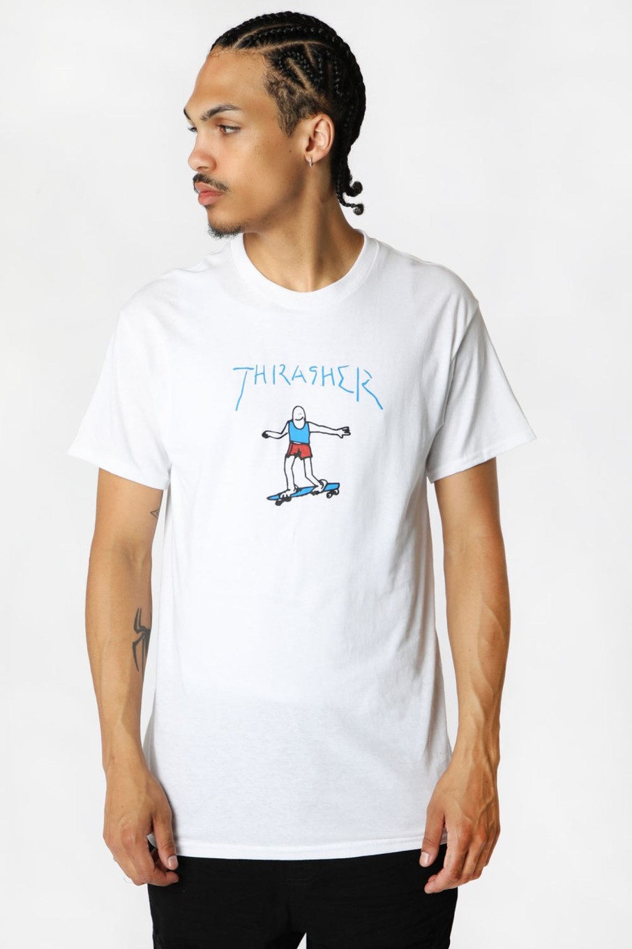 Mens Thrasher | Thrasher Gonz T-Shirt White