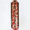 Skate Wonderful | Wonderful Striped Floral Longboard 42" Red